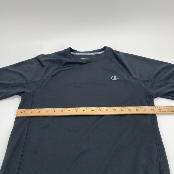 CHAMPION T-Shirt Performance Material Short Sleeve Crew Neck Men's Medium - Picture 5 of 6